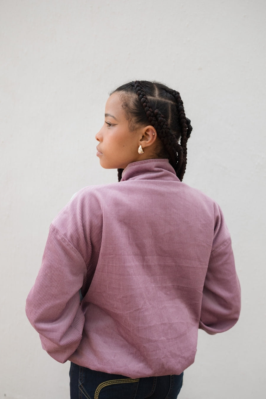 Pink Patch Jacket - Lavender