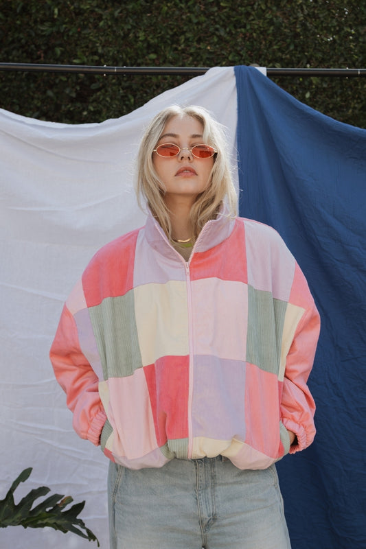Pink Patch Jacket – Bright Pink