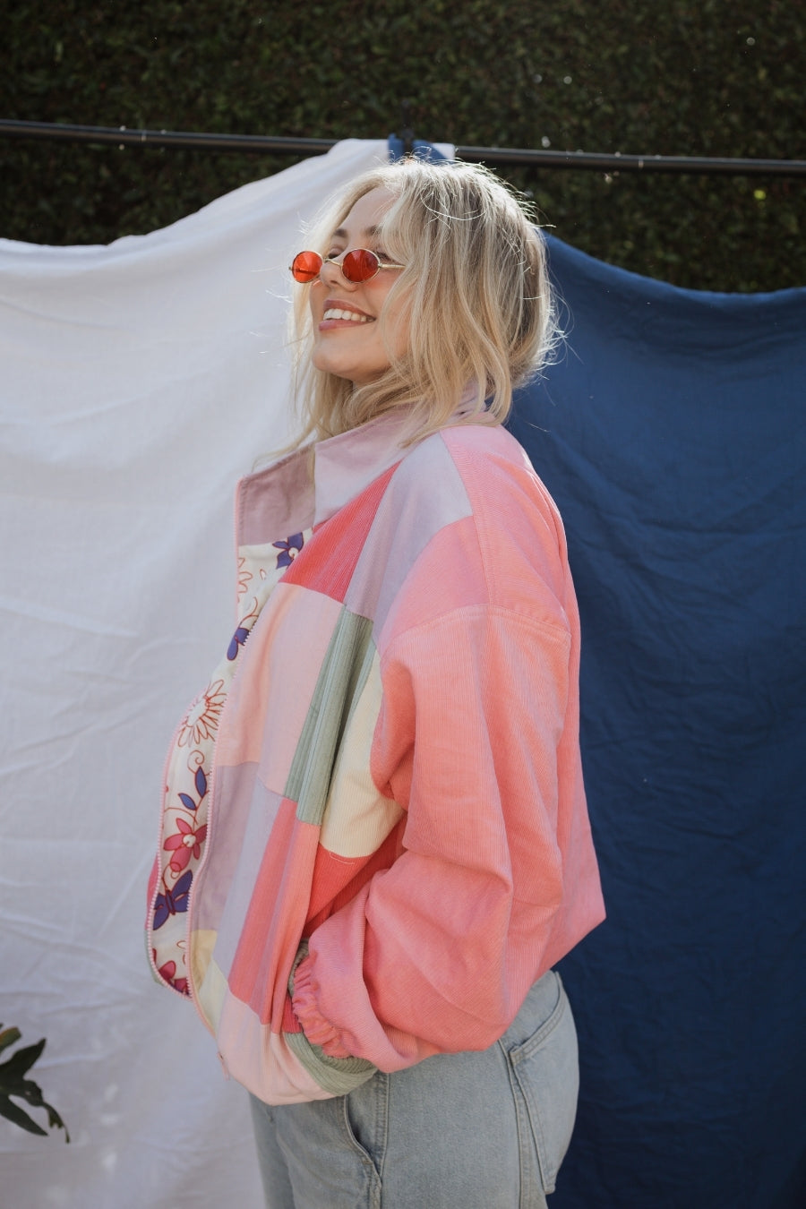 Pink Patch Jacket – Bright Pink