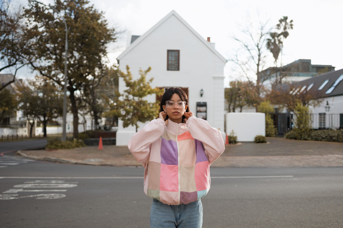 Pink Patch Jacket – Soft Pink Version