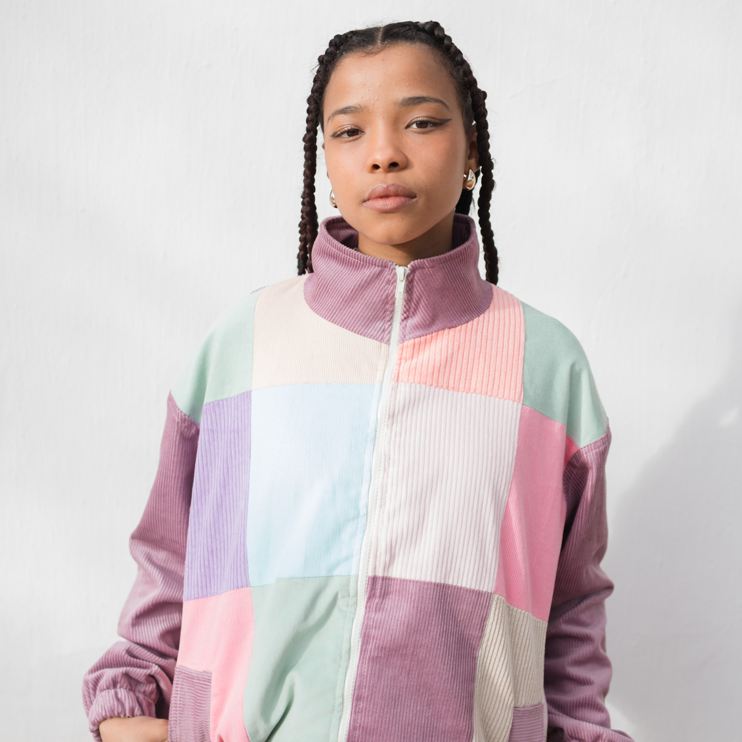 Pink Patch Jacket- Lavender version